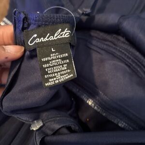 Candie's Elegant Navy Dress